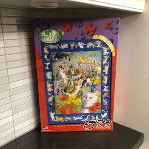 550 piece 57 Cats and One Very Quiet Mouse puzzle